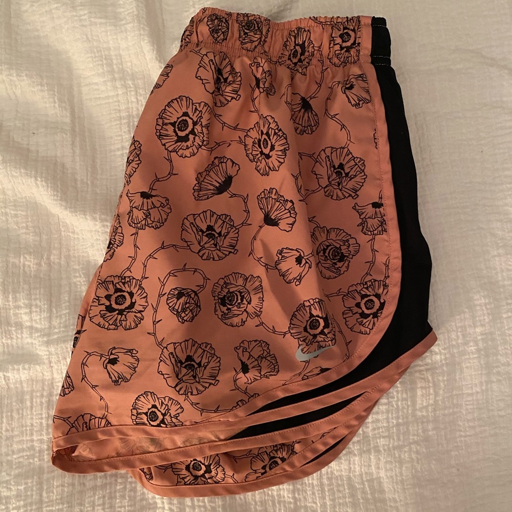 Nike flower printed shorts